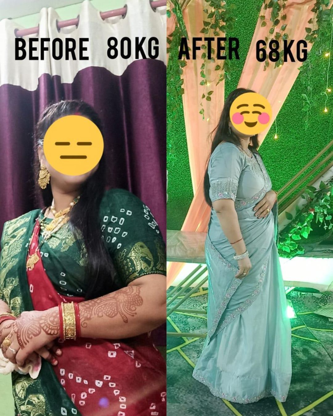 FunDa member before and after: 80 kg to 68 kg