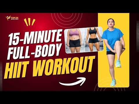 Video thumbnail: 15-Minute Full Body HIIT Workout | Burn Calories & Get Fit at Home